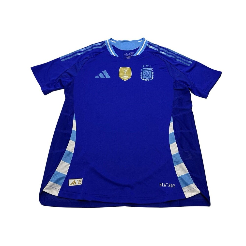 Adidas HEAT.RDY Argentina 2024 Away Authentic Jersey Sz Large Lucid Blue IP8384